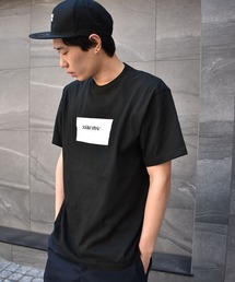 DOUBLE STEAL（ダブルスティール）の「GOOD BOX LOGO 半袖Tシャツ（Tシャツ/カットソー）」