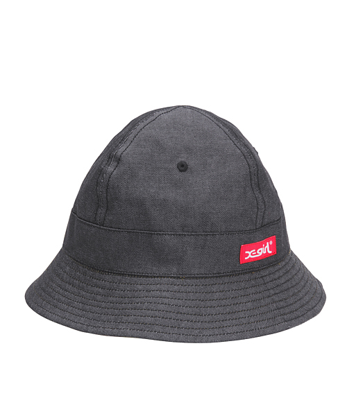 X-girl（エックスガール）の「【Soup.6月号掲載】REVERSIBLE BELL HAT（ハット・レディース・カモフラージュ/ベージュ/ネイビー・ONE SIZE）」の8枚目の写真