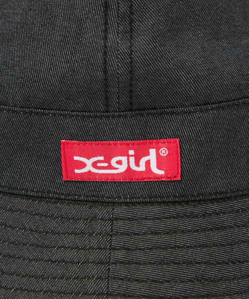 X-girl（エックスガール）の「【Soup.6月号掲載】REVERSIBLE BELL HAT（ハット・レディース・カモフラージュ/ベージュ/ネイビー・ONE SIZE）」の10枚目の写真