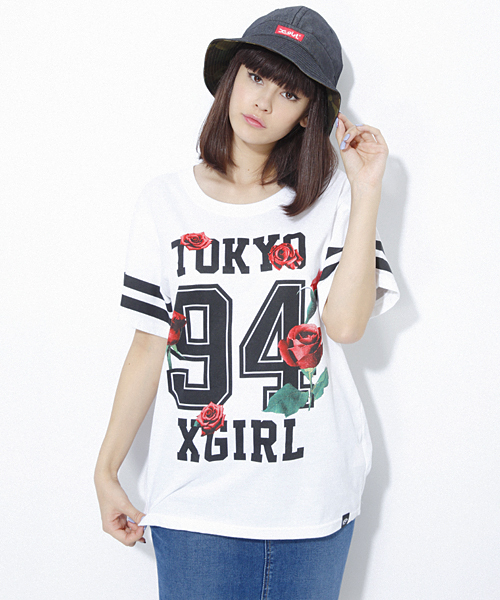 X-girl（エックスガール）の「【Soup.6月号掲載】REVERSIBLE BELL HAT（ハット・レディース・カモフラージュ/ベージュ/ネイビー・ONE SIZE）」の11枚目の写真