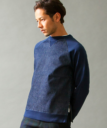BEAUTY&YOUTH UNITED ARROWS | BY  デニム×スウェット クルーネック(スウェット)