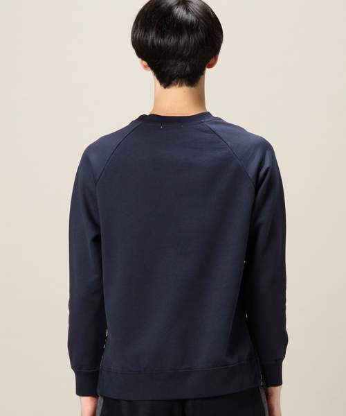 BEAUTY&YOUTH UNITED ARROWS(ビューティーアンドユースユナイテッドアローズ)の「BY デニム×スウェット クルーネック ◆(スウェット・メンズ・ネイビー・LARGE/SMALL/MEDIUM/X-LARGE)」の5枚目の写真
