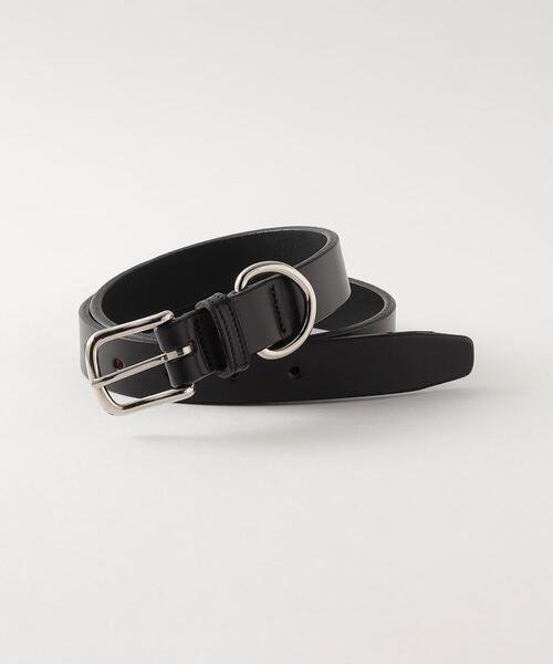 Steven Alan(スティーブンアラン)の「<TORY LEATHER>LEATHER BACKLE BELT/ベルト(ベルト・レディース・ダークブラウン/ブラック・28/30)」の1枚目の写真