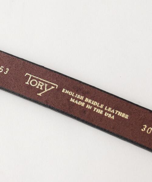 Steven Alan(スティーブンアラン)の「<TORY LEATHER>LEATHER BACKLE BELT/ベルト(ベルト・レディース・ダークブラウン/ブラック・28/30)」の5枚目の写真
