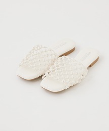 one after another NICE CLAUP | マクラメフラットサンダル(サンダル)