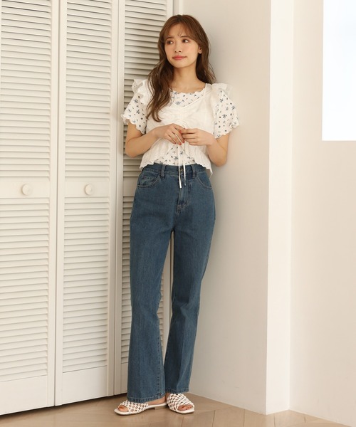 one after another NICE CLAUP（ワンアフターアナザーナイスクラップ）の「マクラメフラットサンダル（サンダル・レディース・ベージュ/アイボリー・LL/S/M/L）」の6枚目の写真