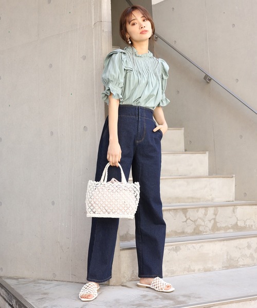 one after another NICE CLAUP（ワンアフターアナザーナイスクラップ）の「マクラメフラットサンダル（サンダル・レディース・ベージュ/アイボリー・LL/S/M/L）」の17枚目の写真