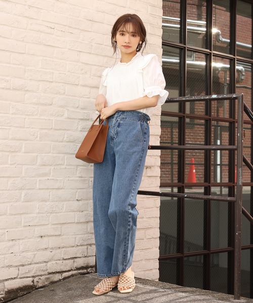 one after another NICE CLAUP（ワンアフターアナザーナイスクラップ）の「マクラメフラットサンダル（サンダル・レディース・ベージュ/アイボリー・LL/S/M/L）」の3枚目の写真