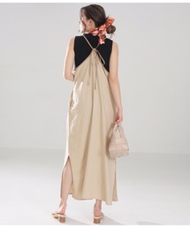 フレンチリネンキャミワンピース