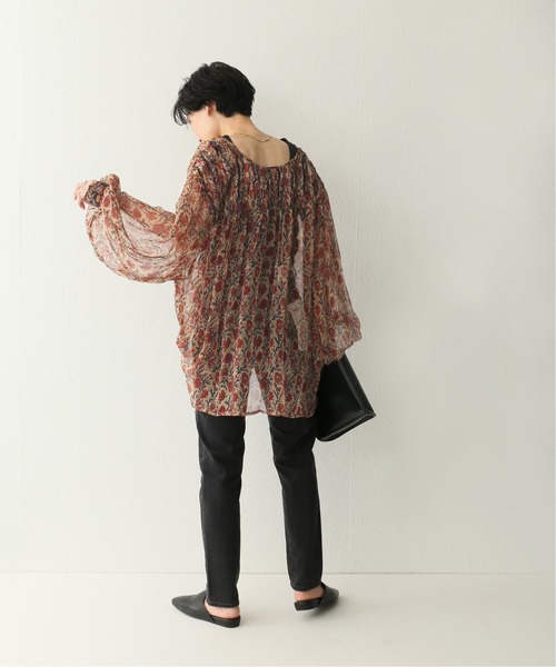 Mes Demoiselles...（メドモワゼル）の「【MES DEMOISELLES/メドモアゼル】blouse gardenia：ブラウス（シャツ/ブラウス・レディース・レッド・1）」の6枚目の写真