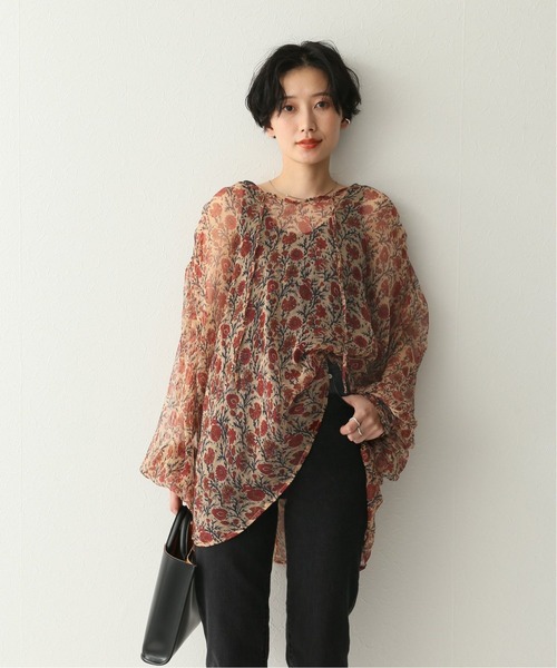 Mes Demoiselles...（メドモワゼル）の「【MES DEMOISELLES/メドモアゼル】blouse gardenia：ブラウス（シャツ/ブラウス・レディース・レッド・1）」の10枚目の写真