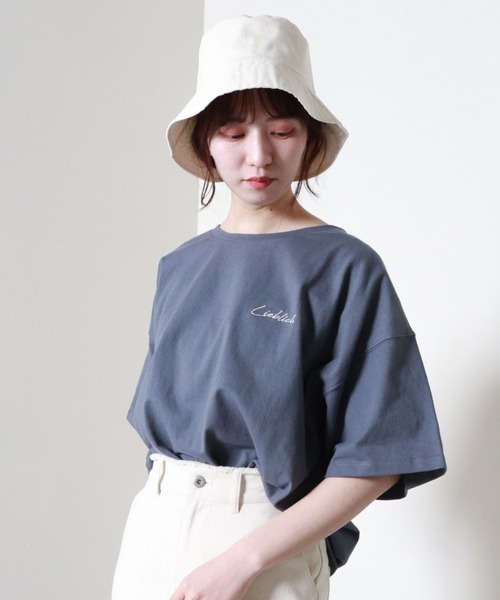 archives（アルシーヴ）の「プリントＢＩＧＴ（Tシャツ/カットソー・レディース・ベージュ/オフホワイト/ブルー・MEDIUM）」の3枚目の写真