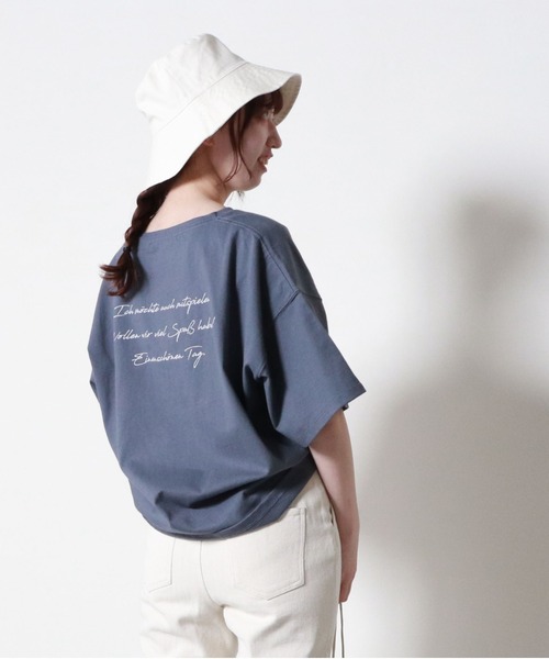 archives（アルシーヴ）の「プリントＢＩＧＴ（Tシャツ/カットソー・レディース・ベージュ/オフホワイト/ブルー・MEDIUM）」の12枚目の写真