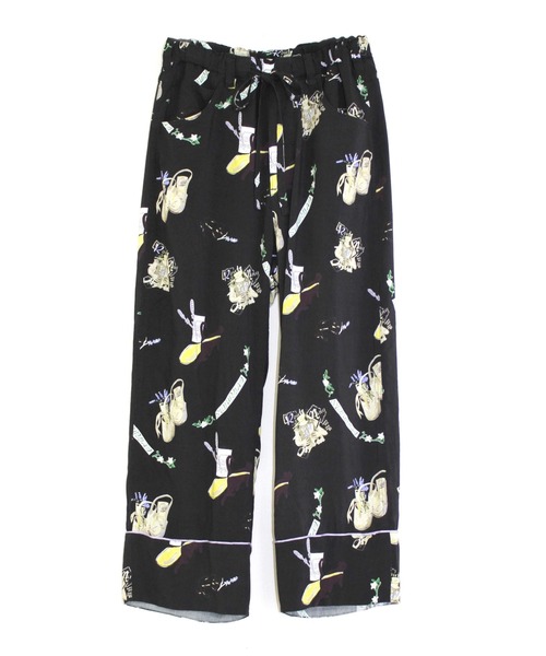 RNA（アールエヌエー）の「R3855 ラベンダープリントスリーピングパンツ（その他パンツ・レディース・ブラック/ベージュ/ピンク・MEDIUM）」の2枚目の写真