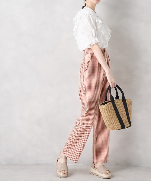 OLIVE des OLIVE(オリーブデオリーブ)の「ラッフルプチハイブラウス(シャツ/ブラウス・レディース・オフホワイト/アイボリー/ストライプ・FREE)」の18枚目の写真