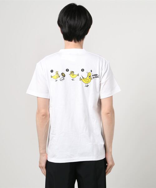 BYRD（バード）の「【ムラサキスポーツ別注】BYRD/バード バックプリントTシャツ LTD サークルロゴT（Tシャツ/カットソー・メンズ・ホワイト/ブラック・M/L/XL）」の4枚目の写真