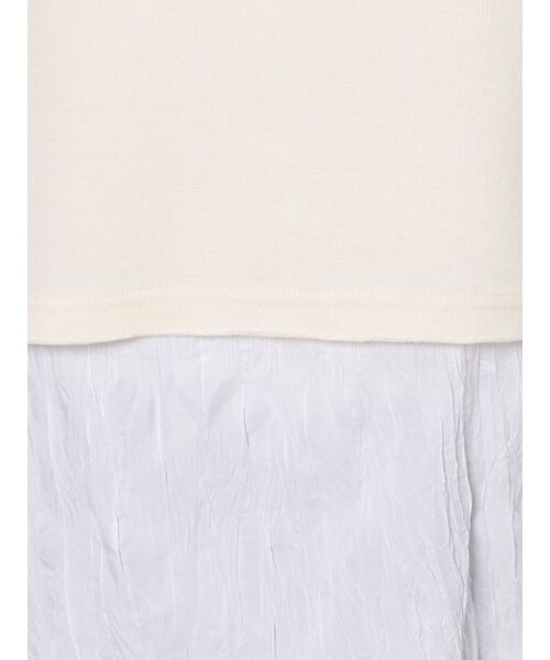 EMODA(エモダ)の「レイヤーバルキートップ(Tシャツ/カットソー・レディース・ベージュ/ブラック/ネイビー/アイボリー・FREE)」の16枚目の写真