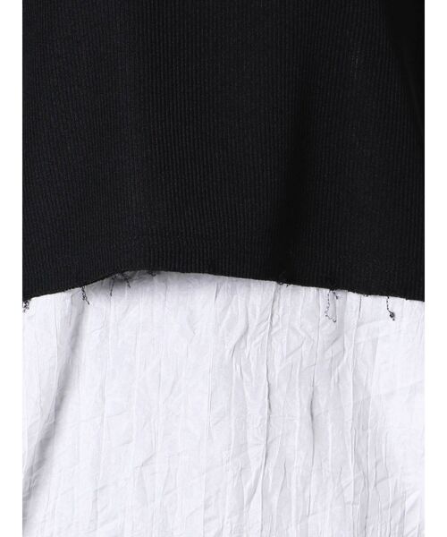 EMODA(エモダ)の「レイヤーバルキートップ(Tシャツ/カットソー・レディース・ベージュ/ブラック/ネイビー/アイボリー・FREE)」の19枚目の写真