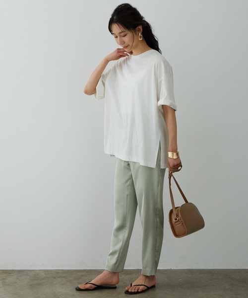 SALON adam et rope'（サロン アダム エ ロペ）の「【WEB限定】ハーフムーンショルダーバッグ（ショルダーバッグ・レディース・ブラック/キャメル・FREE）」の14枚目の写真