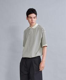 Steven Alan | ＜Steven Alan＞ KUBO BORDER POLOSHIRT-LOOSE/ポロシャツ(ポロシャツ)