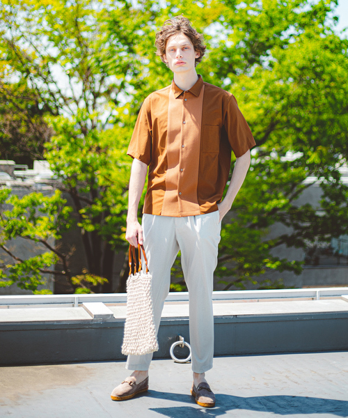 MAISON N.H PARIS（メゾンエヌアッシュパリ）の「MAISON NH PARIS GOA MEDIUM（トートバッグ・メンズ・ベージュ/ブラック・フリー）」の6枚目の写真