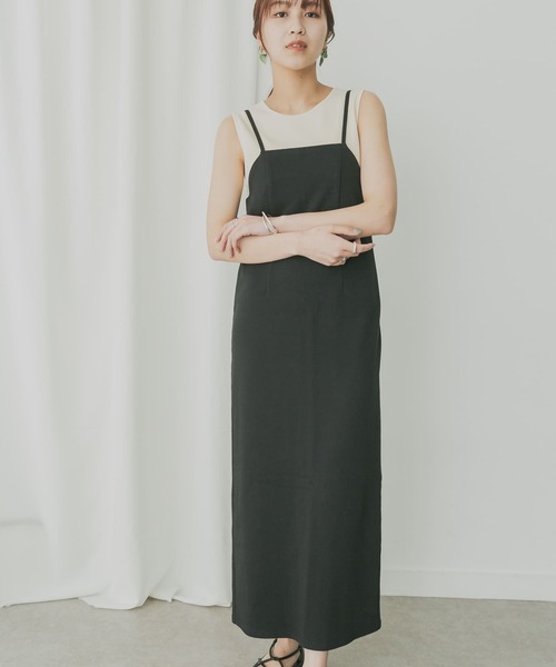 KBF+（ケービーエフプラス）の「KBF+　ノースリーブニットプルオーバー（ニット/セーター・レディース・ブルー系その他/ベージュ/ブラック・ONE）」の5枚目の写真