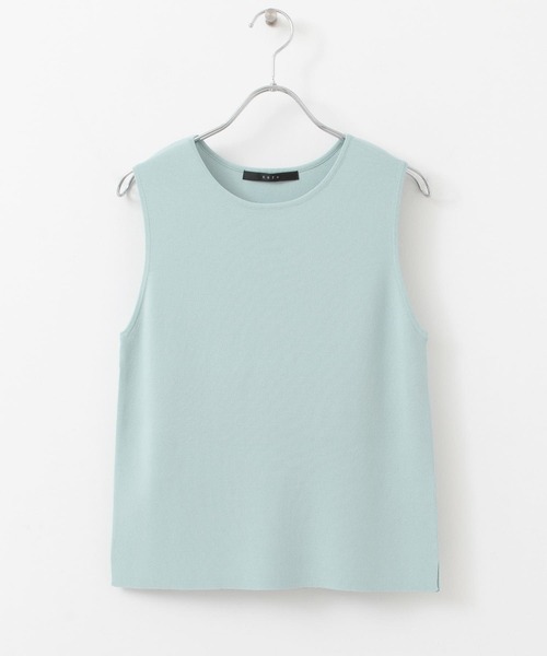 KBF+（ケービーエフプラス）の「KBF+　ノースリーブニットプルオーバー（ニット/セーター・レディース・ブルー系その他/ベージュ/ブラック・ONE）」の14枚目の写真