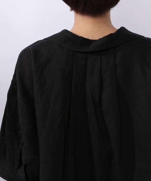 JEANASIS（ジーナシス）の「リネンフリンジチュニックSS/953215（シャツ/ブラウス・レディース・ブラック/ブラウン/アイボリー・FREE）」の22枚目の写真