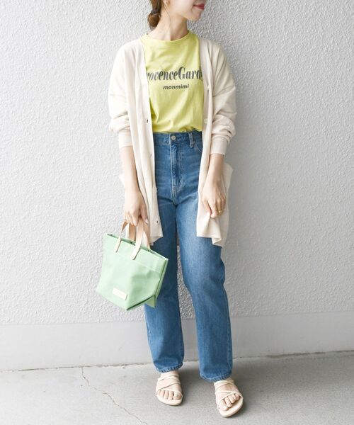 SHIPS any（シップス エニィ）の「SHIPS any: リネン ミックス Vネック カーディガン〈抗菌防臭〉◇（カーディガン/ボレロ・レディース・ナチュラル/ブラウン/ピンク/ネイビー・ONE SIZE）」の18枚目の写真