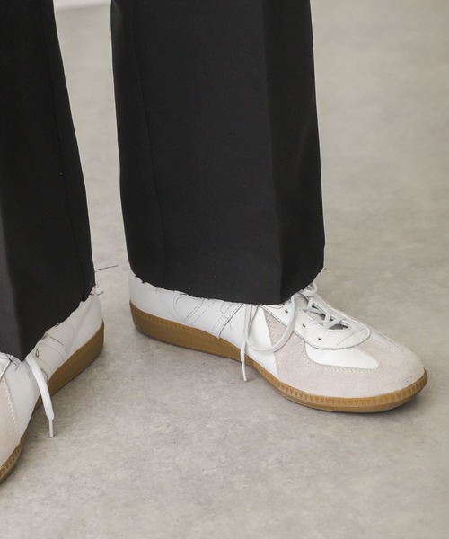 SENSE OF PLACE by URBAN RESEARCH（センスオブプレイスバイアーバンリサーチ）の「『WEB限定』セルフカットストレートパンツ（スラックス・メンズ・ブラック/ベージュ・MEDIUM/LARGE）」の15枚目の写真