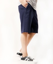 11番綿麻ストレッチショートパンツ