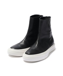 ATTACHMENT | COW LEATHER BACK ZIP SNEAKERS(スニーカー)