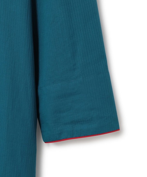 ADAM ET ROPE'（アダムエロペ）の「【P.Le Moult】Sailor Long Shirt（ワンピース・レディース・ダークグリーン/ネイビー・2）」の11枚目の写真