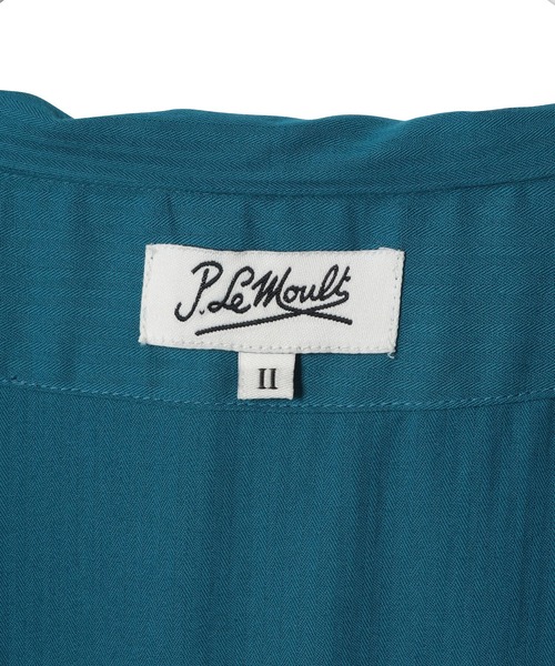 ADAM ET ROPE'（アダムエロペ）の「【P.Le Moult】Sailor Long Shirt（ワンピース・レディース・ダークグリーン/ネイビー・2）」の14枚目の写真