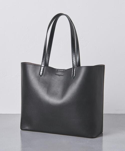 UNITED ARROWS＞ マイクロファイバー コンビ トートバッグ