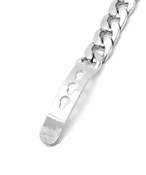 Figments（フィグメンツ）の「メタルバックルチェーンブレスレット（ブレスレット・レディース・シルバー・FREE）」の5枚目の写真