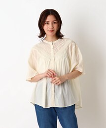 SHOO・LA・RUE | 【INDIA】V切替レースブラウス(シャツ/ブラウス)