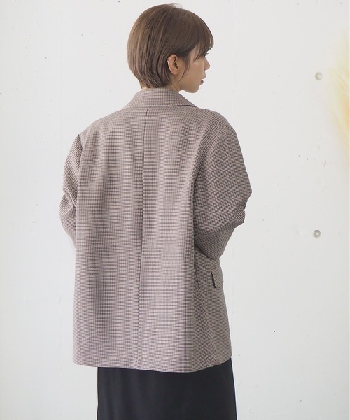 tiptop（ティップトップ）の「【2サイズ展開】 テーラードジャケット【web限定Sサイズ・セットアップ対応】（テーラードジャケット・レディース・ブラック/ブルー/グリーン/アイボリー/A・S/M）」の21枚目の写真