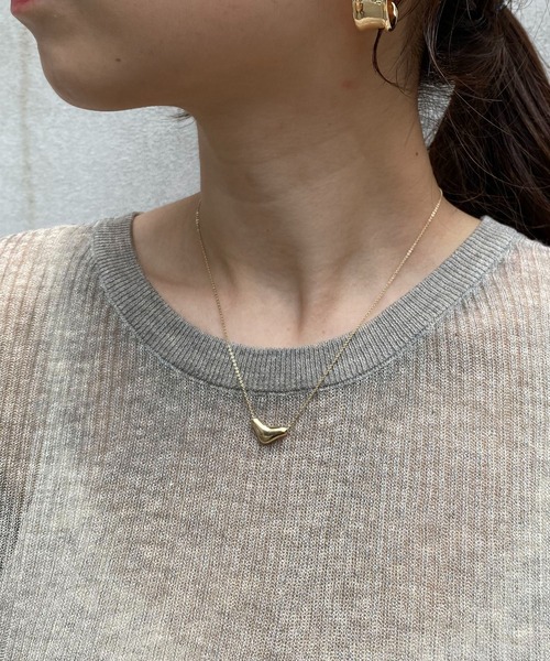 GOLDY(ゴールディ)の「【GOLDY/ゴールディ】ぷっくりトライアングルネックレス(ネックレス・レディース・シルバー/ゴールド・FREE)」の7枚目の写真