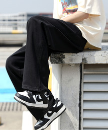 FVLMEN（フルメン）の「【neos -addictive design-】ルーズシルエット ビンテージウライク オーバーダイ デニム ワイドパンツ（デニムパンツ）」