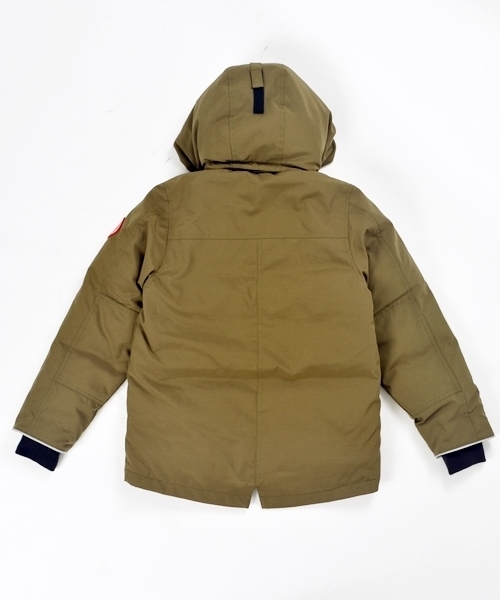 SHIPS（シップス）の「CANADA GOOSE(カナダグース):VERNON PARKA■（ダウンジャケット/コート・キッズ・オリーブ/ネイビー・MEDIUM/X-LARGE/SMALL/LARGE）」の3枚目の写真