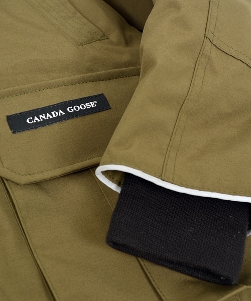 SHIPS（シップス）の「CANADA GOOSE(カナダグース):VERNON PARKA■（ダウンジャケット/コート・キッズ・オリーブ/ネイビー・MEDIUM/X-LARGE/SMALL/LARGE）」の9枚目の写真