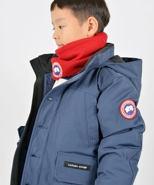 SHIPS（シップス）の「CANADA GOOSE(カナダグース):VERNON PARKA■（ダウンジャケット/コート・キッズ・オリーブ/ネイビー・MEDIUM/X-LARGE/SMALL/LARGE）」の5枚目の写真