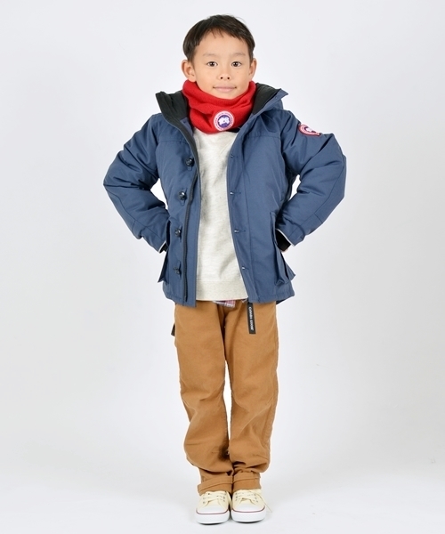 SHIPS（シップス）の「CANADA GOOSE(カナダグース):VERNON PARKA■（ダウンジャケット/コート・キッズ・オリーブ/ネイビー・MEDIUM/X-LARGE/SMALL/LARGE）」の6枚目の写真