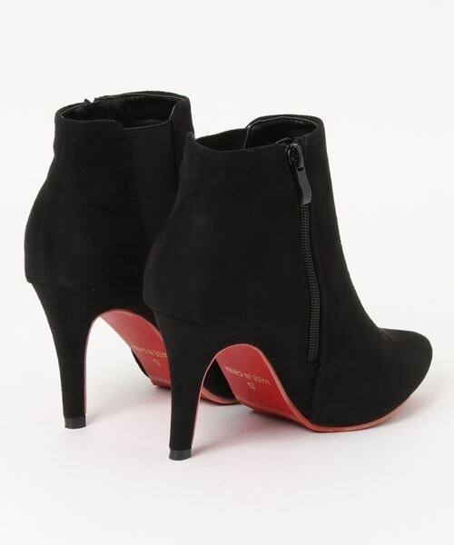 Mafmof（マフモフ）の「Mafmof(マフモフ) レッドソールポインテッドトゥサイドゴアヒール ブーツ（ブーツ・レディース・ブラック系その他/ブラック・M/LL/L/S）」の4枚目の写真
