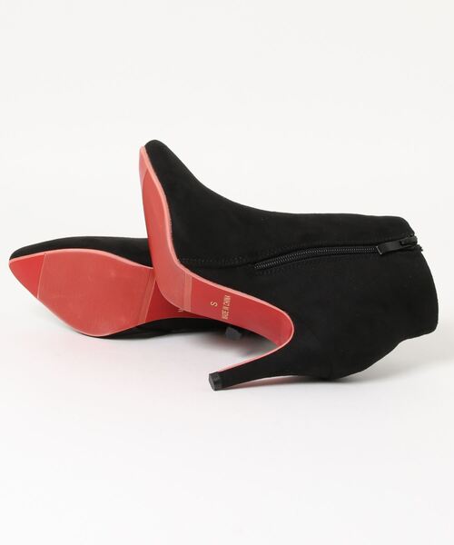 Mafmof（マフモフ）の「Mafmof(マフモフ) レッドソールポインテッドトゥサイドゴアヒール ブーツ（ブーツ・レディース・ブラック系その他/ブラック・M/LL/L/S）」の3枚目の写真