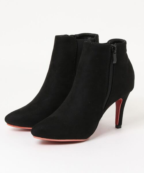 Mafmof（マフモフ）の「Mafmof(マフモフ) レッドソールポインテッドトゥサイドゴアヒール ブーツ（ブーツ・レディース・ブラック系その他/ブラック・M/LL/L/S）」の6枚目の写真