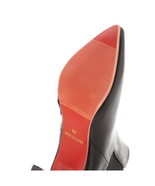 Mafmof（マフモフ）の「Mafmof(マフモフ) レッドソールポインテッドトゥサイドゴアヒール ブーツ（ブーツ・レディース・ブラック系その他/ブラック・M/LL/L/S）」の18枚目の写真