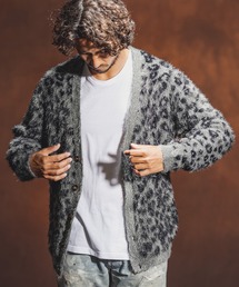 Jih Nunc | mcg2914-フェザーヤーンレオパードカーディガン(カーディガン/ボレロ)