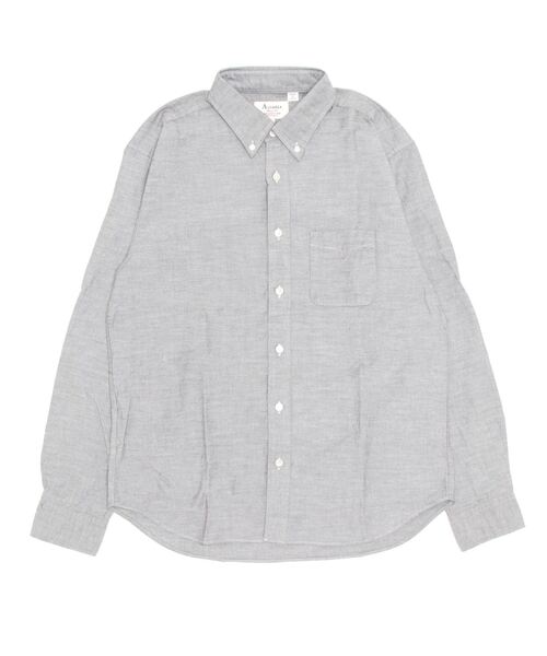 WESTSEA（ウエストシー）の「日本製　長袖ボタンダウンオックスフォードシャツ ルーズシルエット（シャツ/ブラウス・メンズ・ホワイト/ネイビー/グリーン/ベージュ/ピンク/サックスブルー/グレー/ブルー/チャコール/ブルー系その他・L/M/XL）」の3枚目の写真